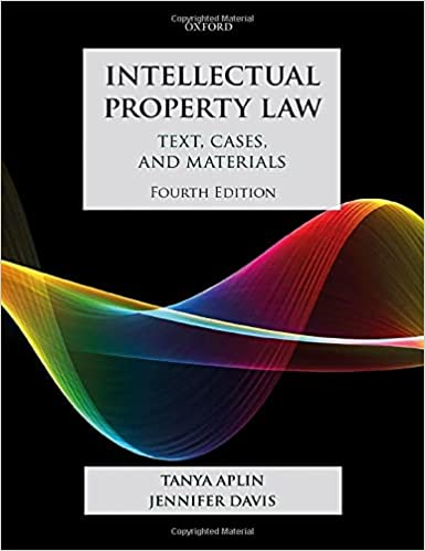 Intellectual Property Law: Text, Cases, and Materials (4th Edition) - Epub + Converted Pdf